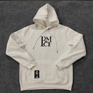 Real Madrid top Hoodie 2025 – All white