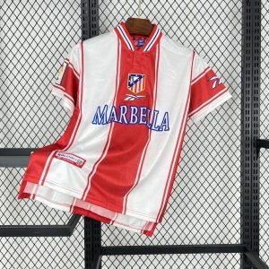 Atletico madrid retro home jersey 1999-2000