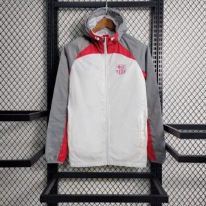 Barca Track top jacket grey & red originals