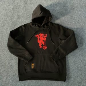 Manchester united Black & Red Hoodie