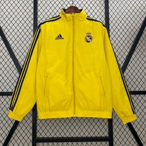 Real madrid Yellow Reversible Jacket