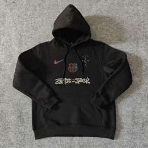 FC Barcelona x Travis scott Black Clasico Hoodie